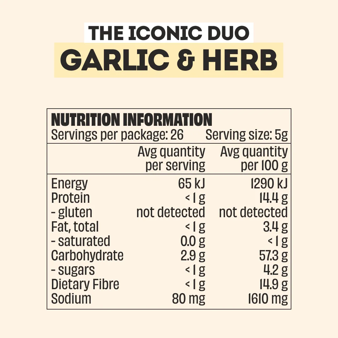 GARLIC & HERB SEASONING - LARGE BOTTLE - Image 8